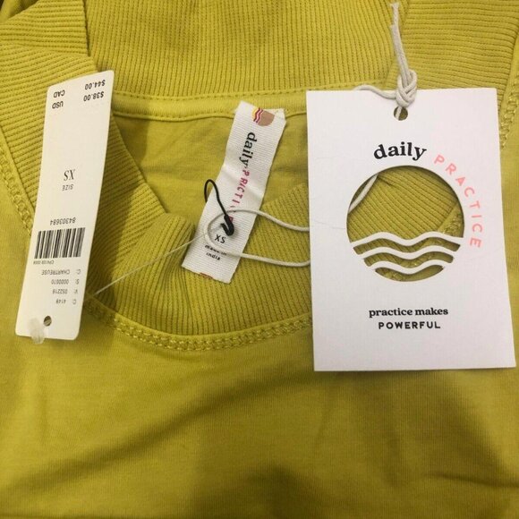 Daily Practice by Anthropologie Ruched Mock-Neck Tank Blouse Top XS NWT 259798 - Picture 9 of 9